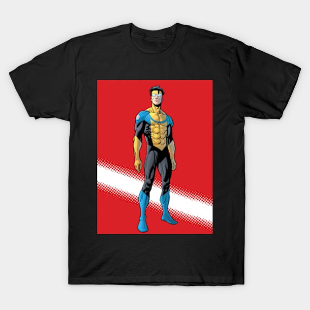 invincible poster T-Shirt by super villain